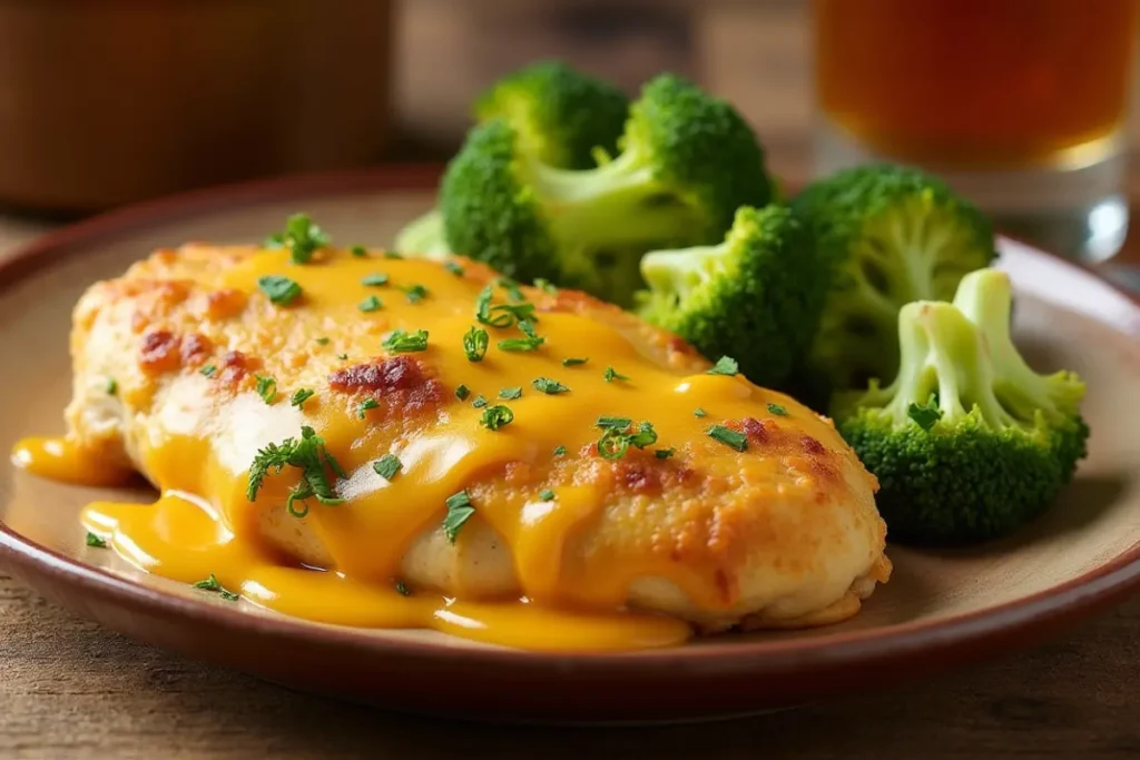 Broccoli Cheddar Chicken Recipe - Easy Cracker Barrel Copycat